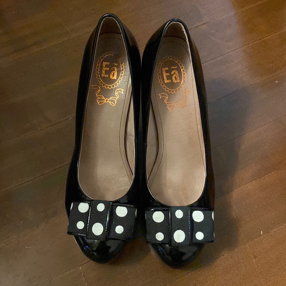 Polka dot heels